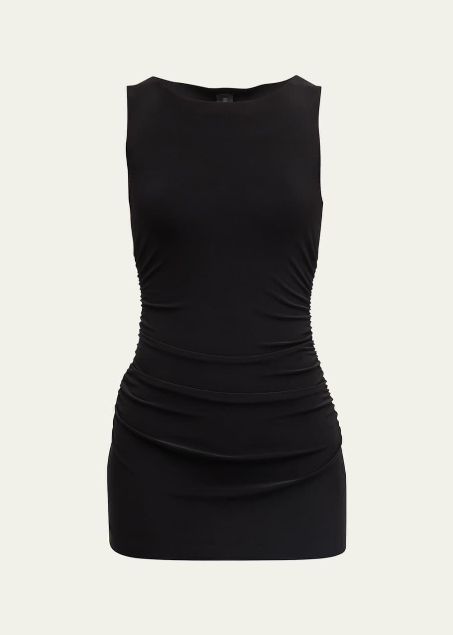 Norma Kamali Sleeveless 4-Way Stretch Mini Pickleball Dress - Bergdorf  Goodman