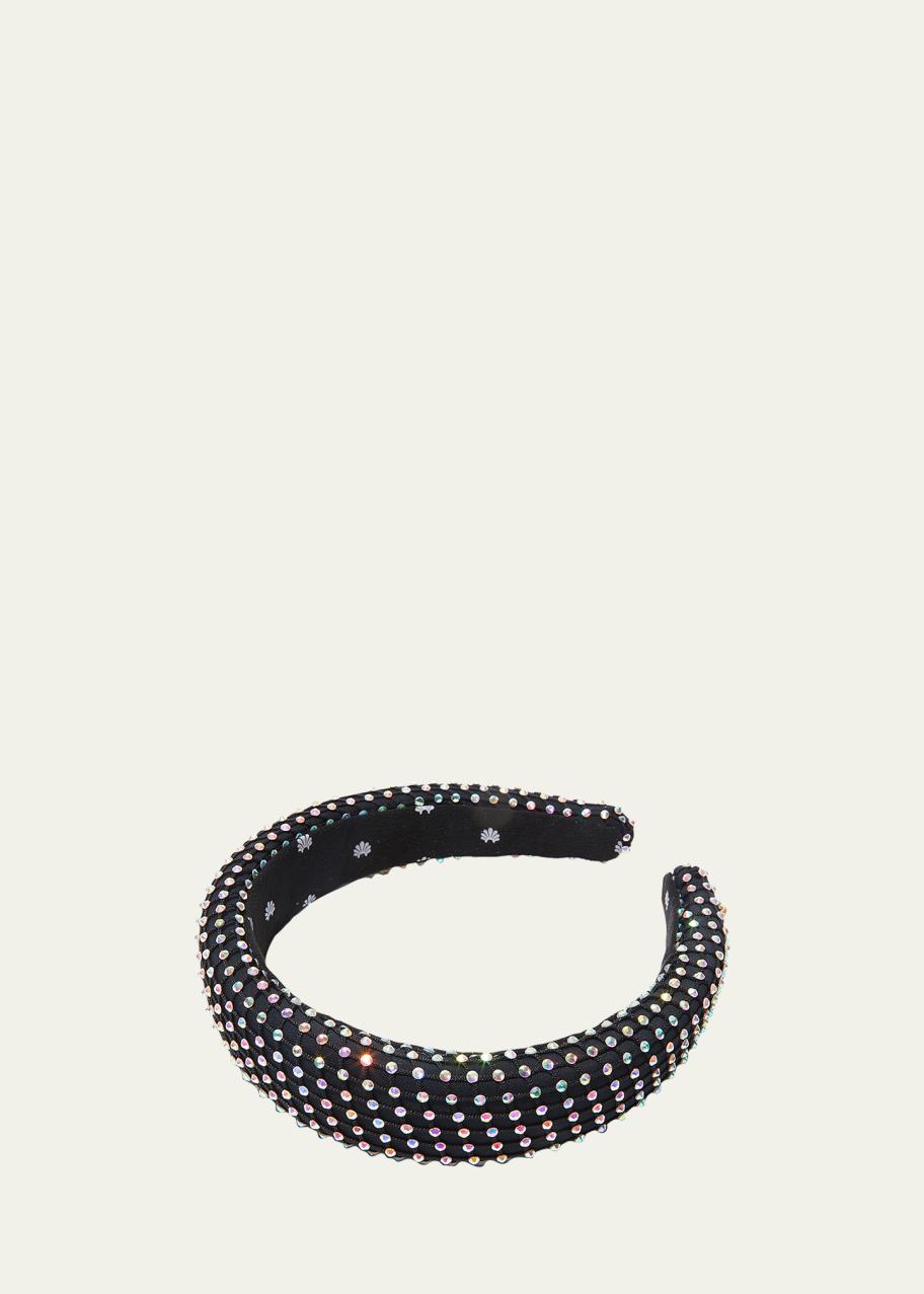 Lele Sadoughi Crystal Mesh Alice Headband - Bergdorf Goodman display picture 2