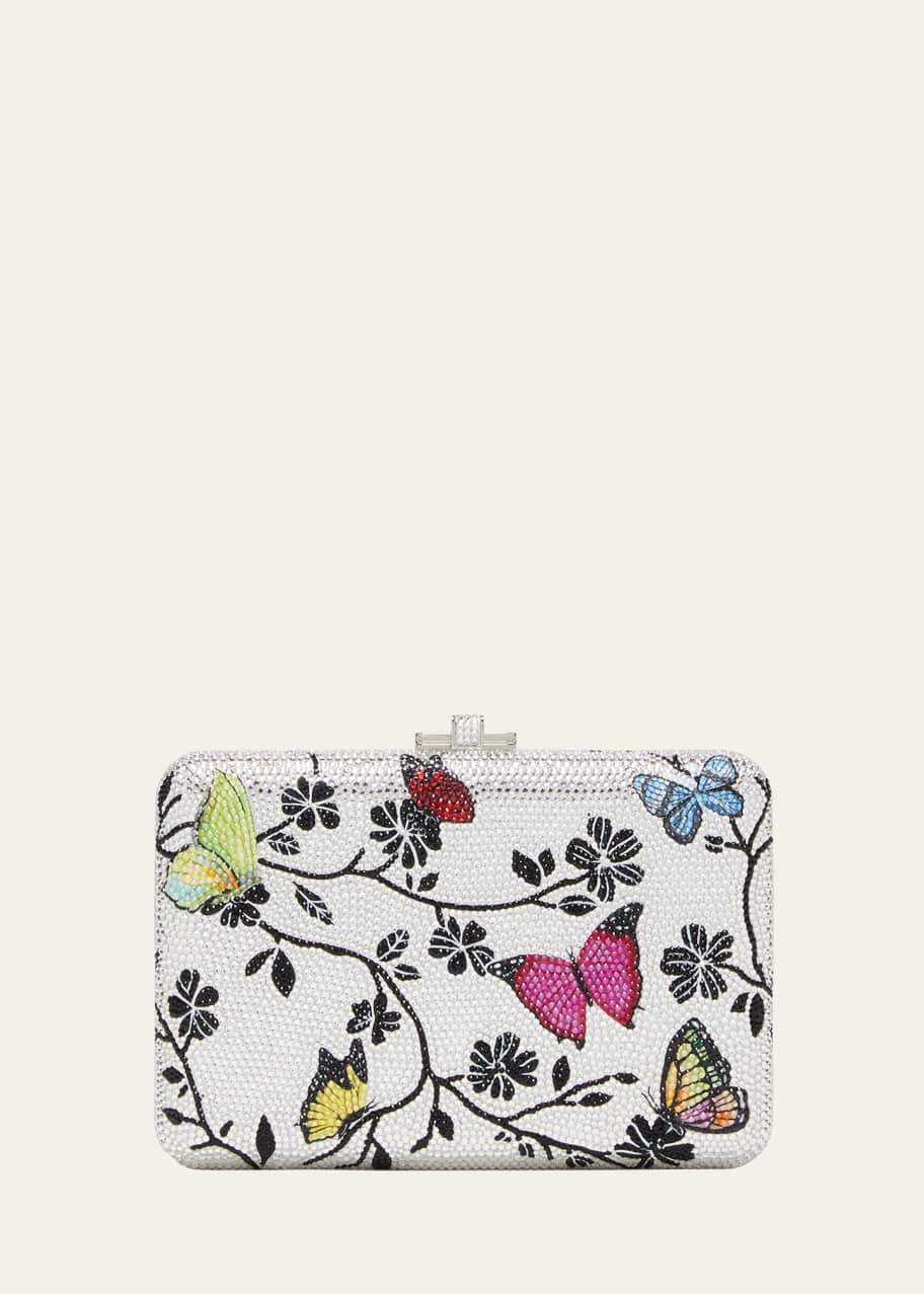 Judith Leiber Couture Butterfly Crystal Slim Clutch Bag Bergdorf