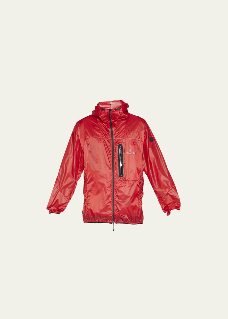 Moncler Men's Diadem Perforated Nylon Jacket - Bergdorf Goodman