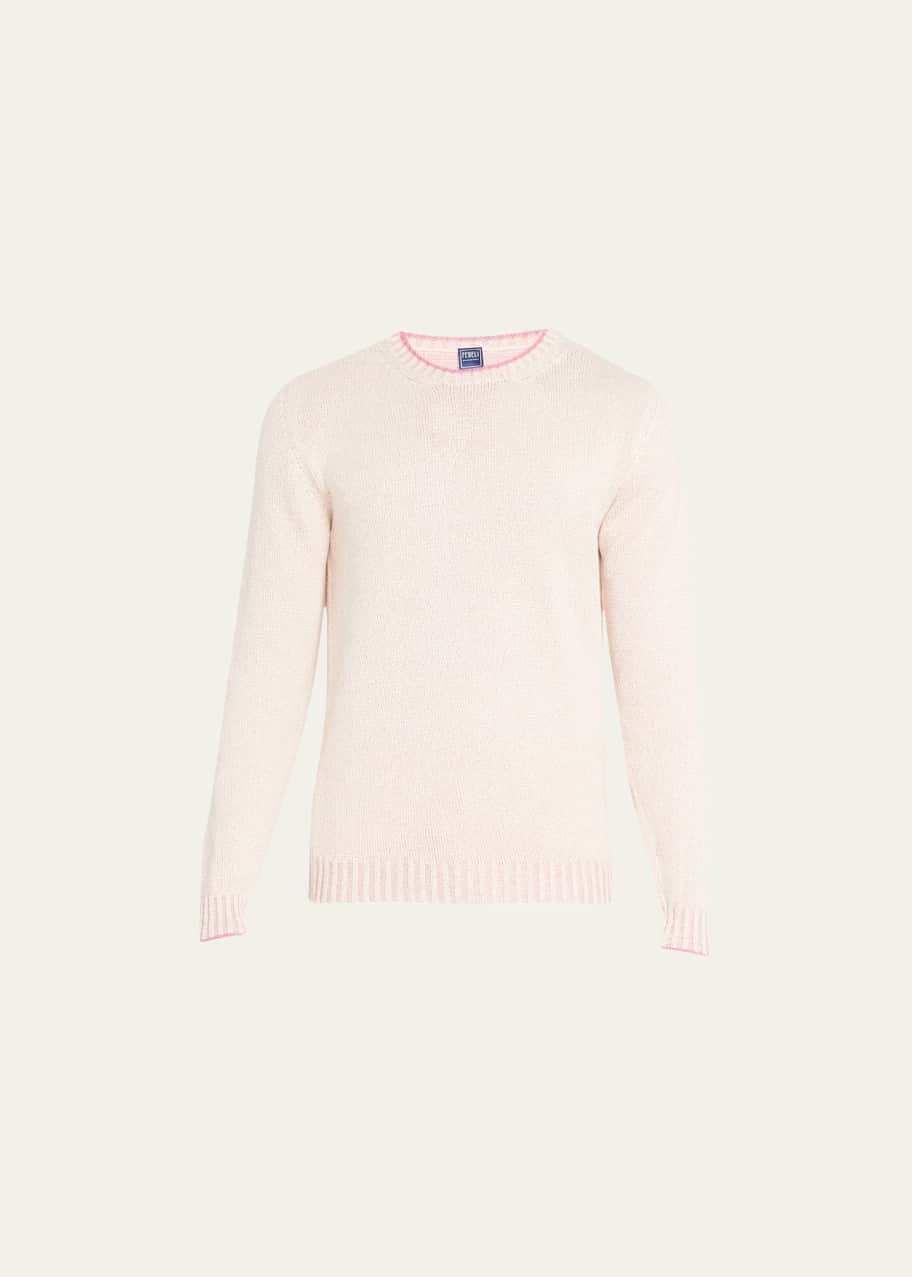 Cotton sale mouline crewneck
