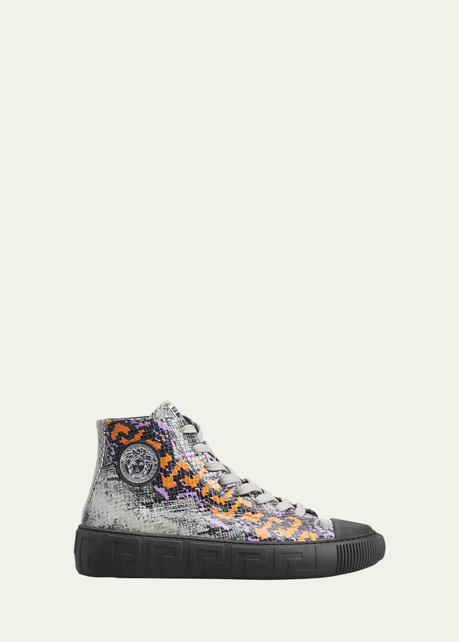 Versace snake shoes top