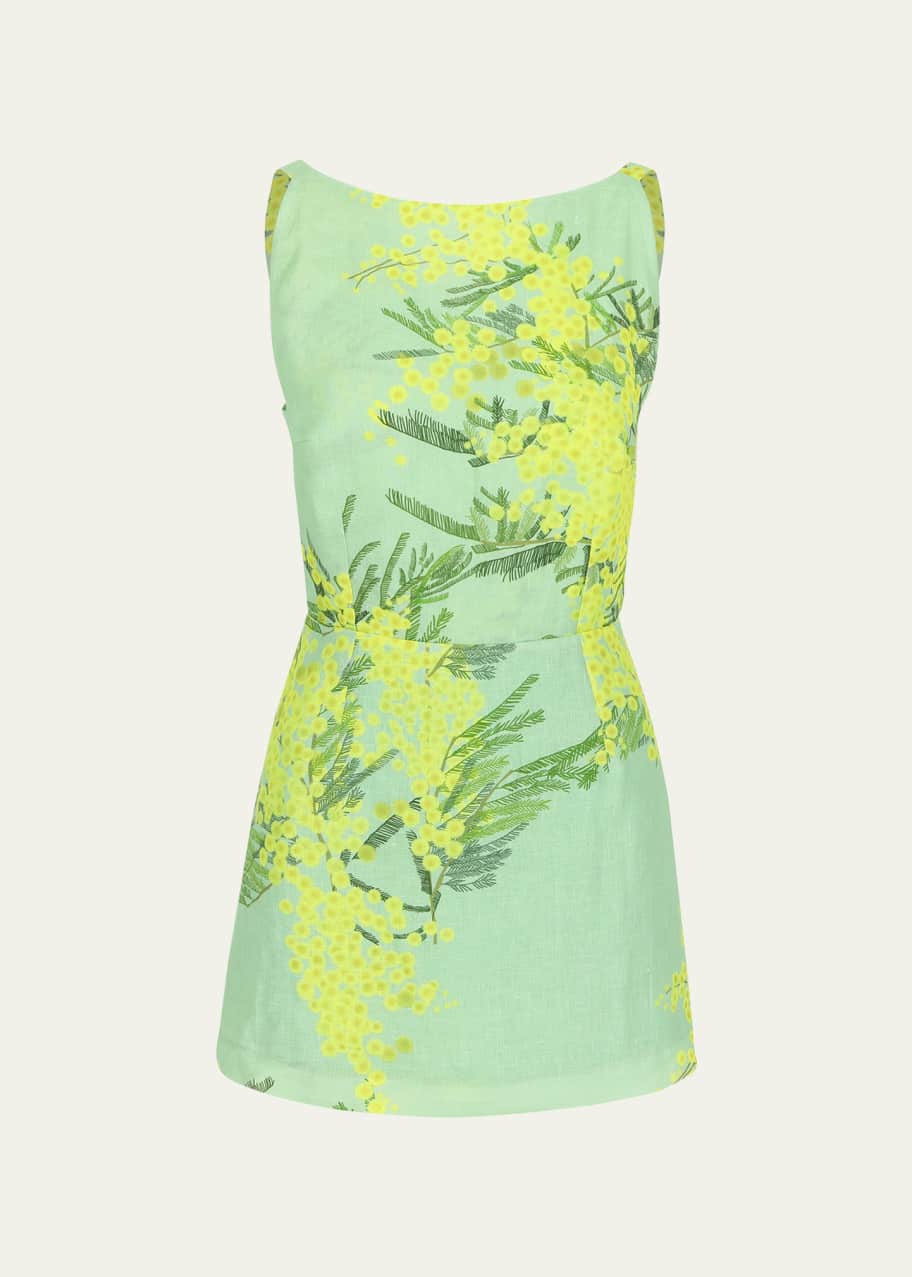 bernadette green mini dress Mini Dress Delilah