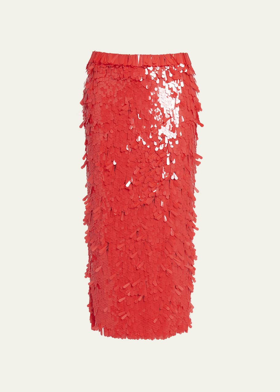 Valentino Garavani Sequined Midi Skirt Bergdorf Goodman