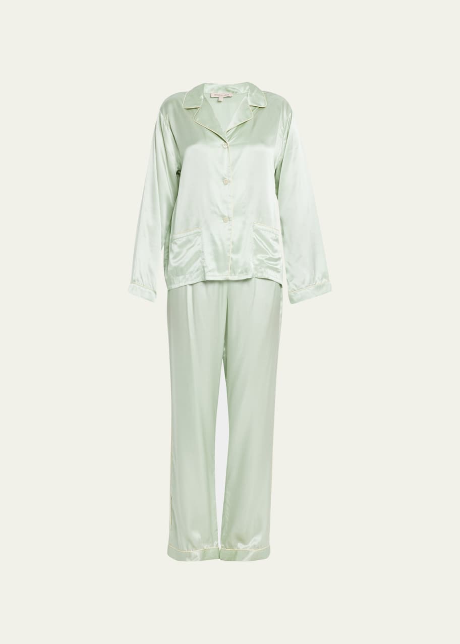 Morgan Lane Jane Parker Button Down Pajama Set Bergdorf Goodman