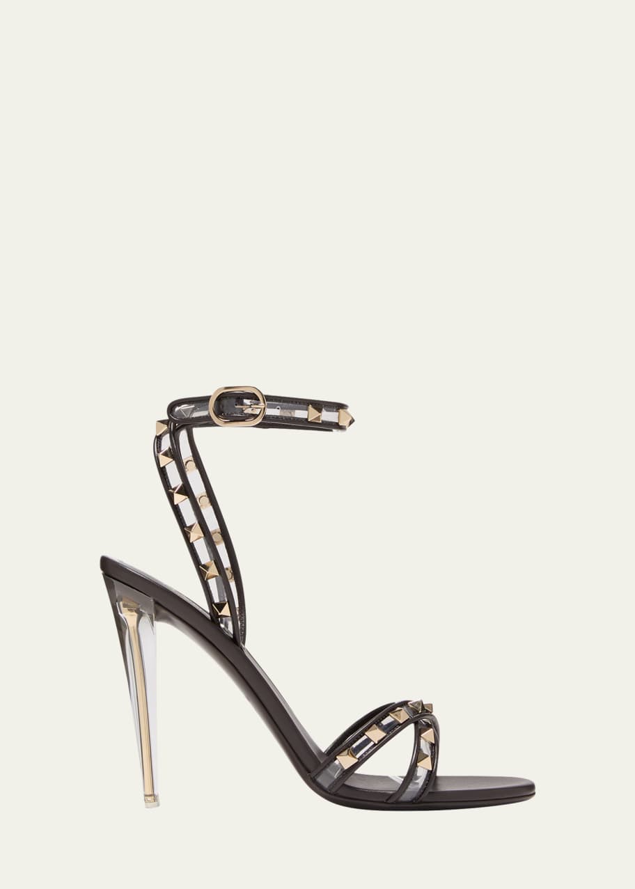 Clear on sale valentino sandals