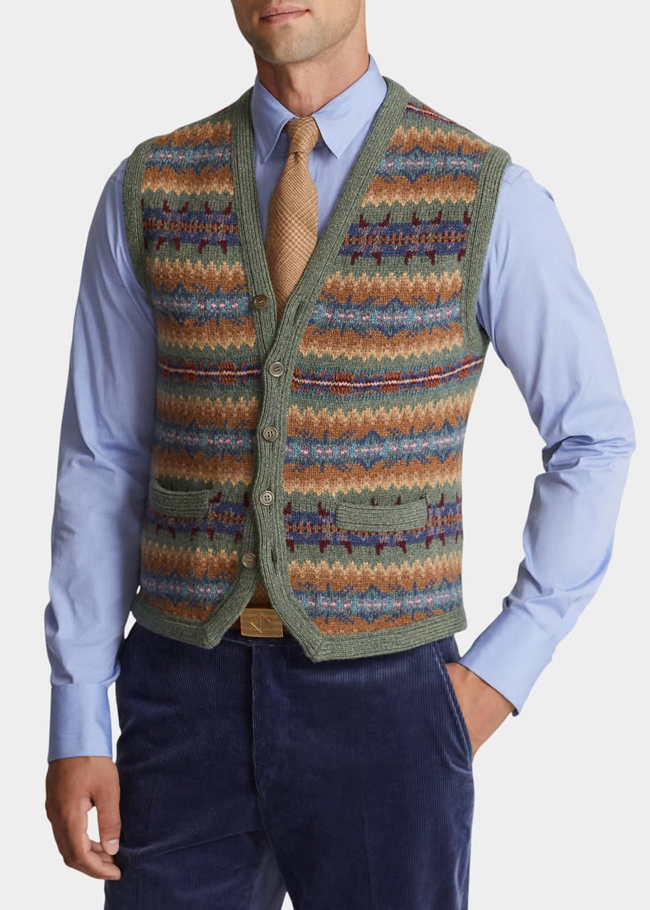 Ralph lauren fair isle sweater vest online