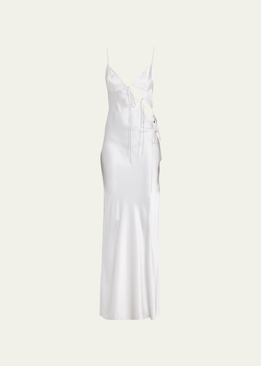 Christopher Esber Slope Self-Tie Silk Dress - Bergdorf Goodman