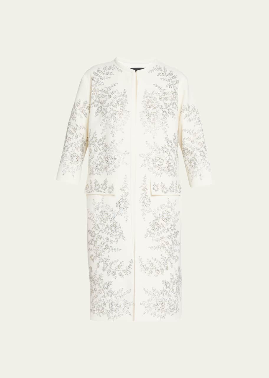 Libertine Paisley Florettes Embellished Duster Coat Bergdorf Goodman