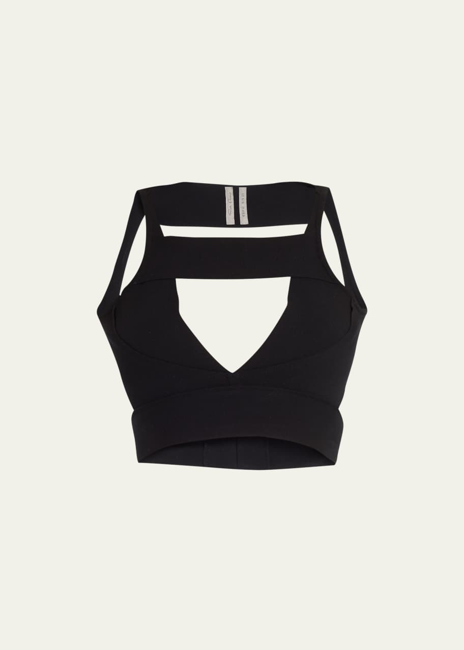 Rick Owens リックオウエンス 22SS Sling Cut-Out Rick Owens Sling Cutout Bra Top - Bergdorf Goodman