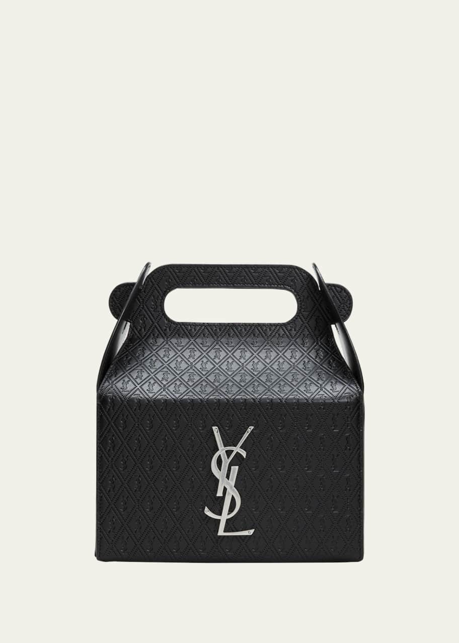 Saint Laurent Men's YSL Lunch Box Tote Bag Bergdorf Goodman