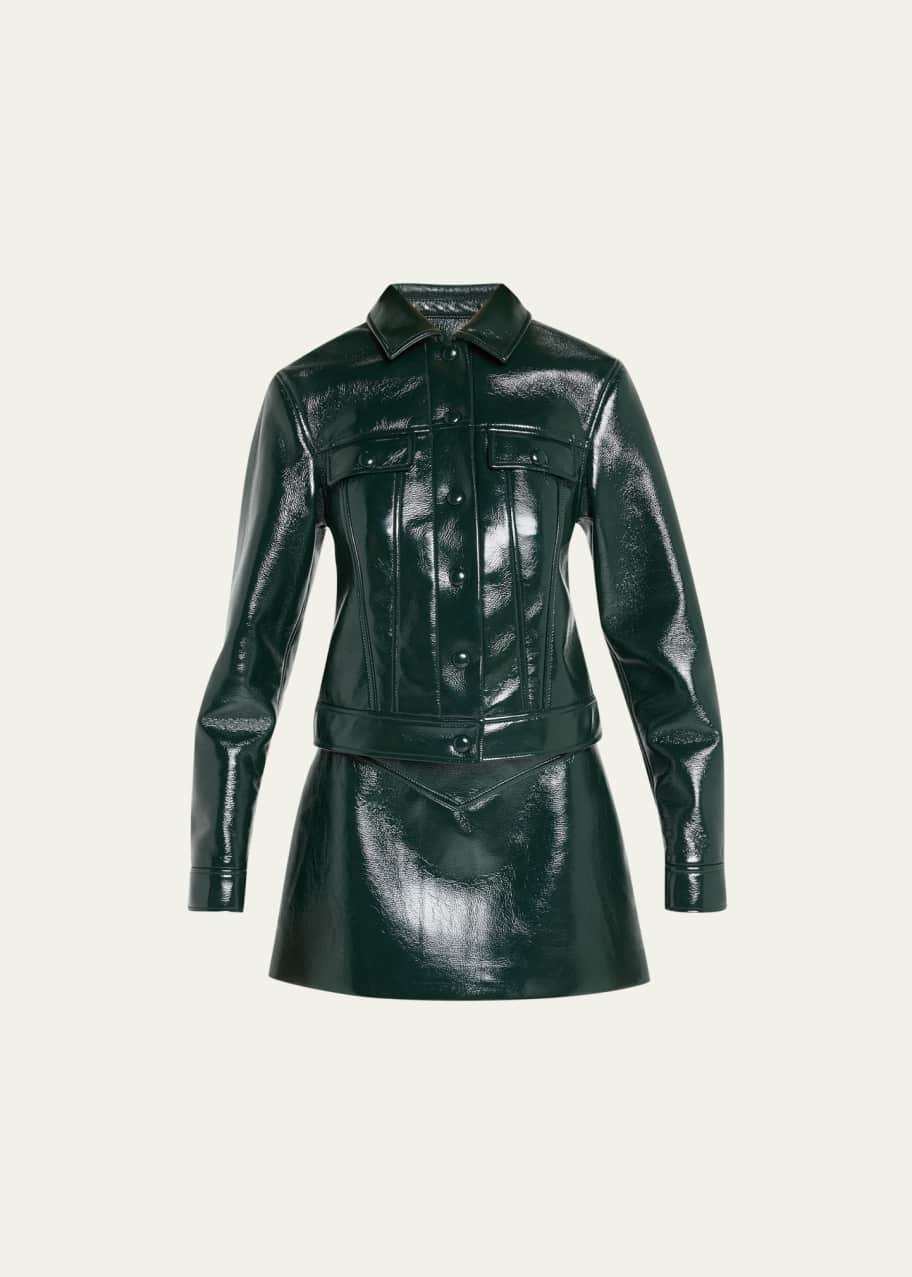 Calvin klein vinyl online jacket