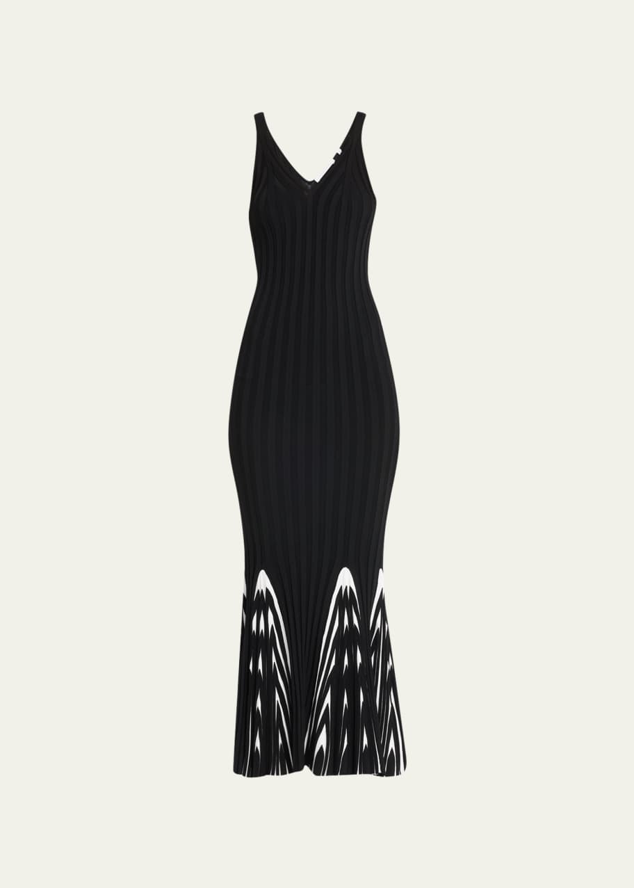 Helmut Lang Angela Striped Fit-And-Flare Maxi Dress - Bergdorf Goodman