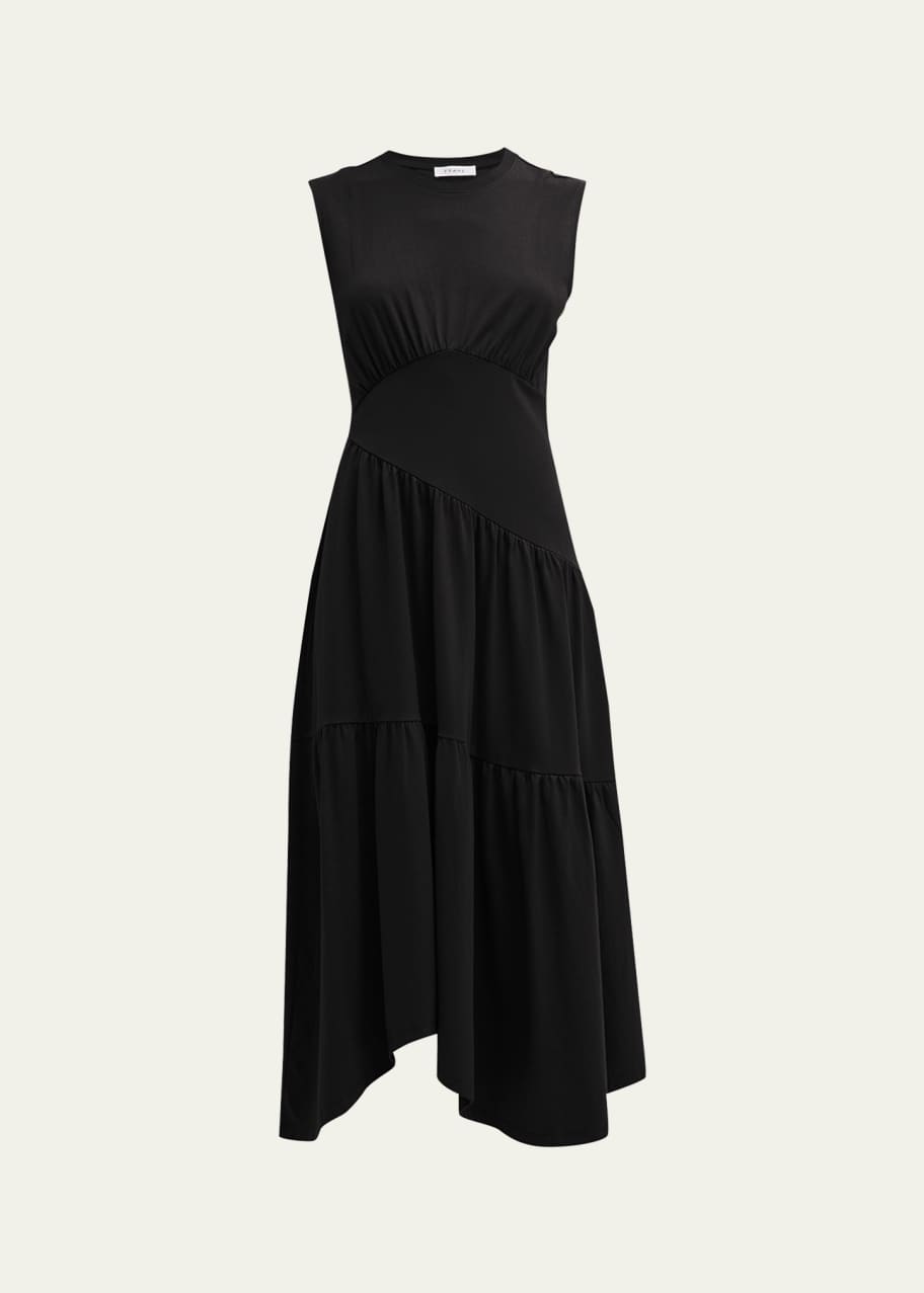knee length dresses for ladies Frame Women's Gathered Seam Dress – Saint Bernard main image 0