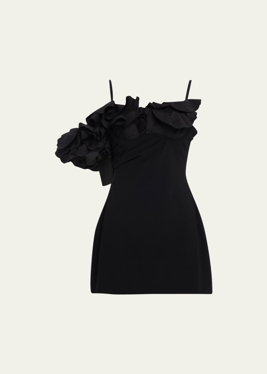 english factory off-the-shoulder textured midi dress Pleated A-line Knit Midi Dress – English Factory