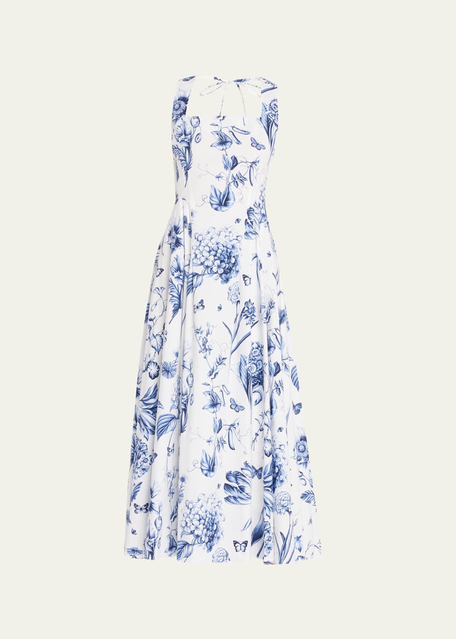 Oscar de la renta shop fit and flare dress
