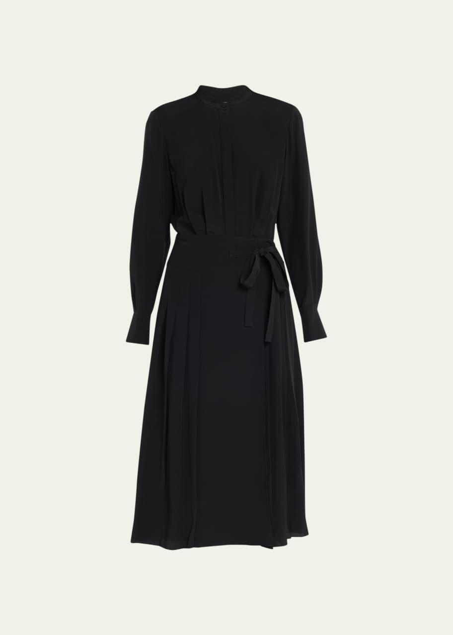 Jason Wu Pleated ButtonDown Midi Dress Bergdorf Goodman