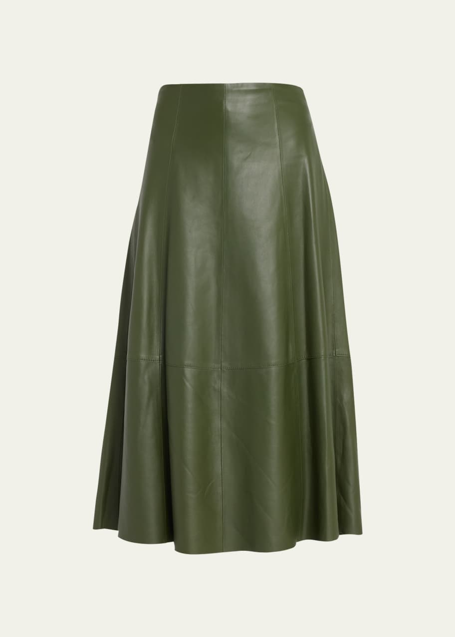 Leather skirt vince sales