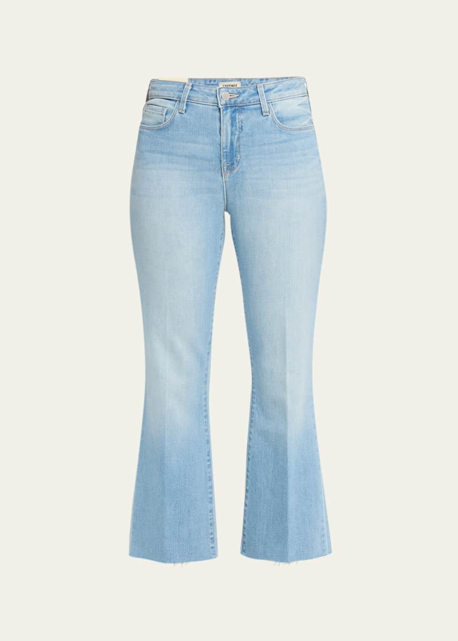 Image 1 of 1: Kendra High Rise Crop Flare Jeans
