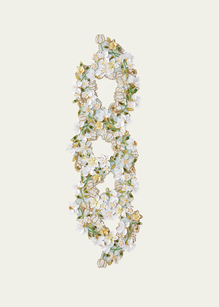 Kim Seybert Gardenia Beaded Table Runner Bergdorf Goodman