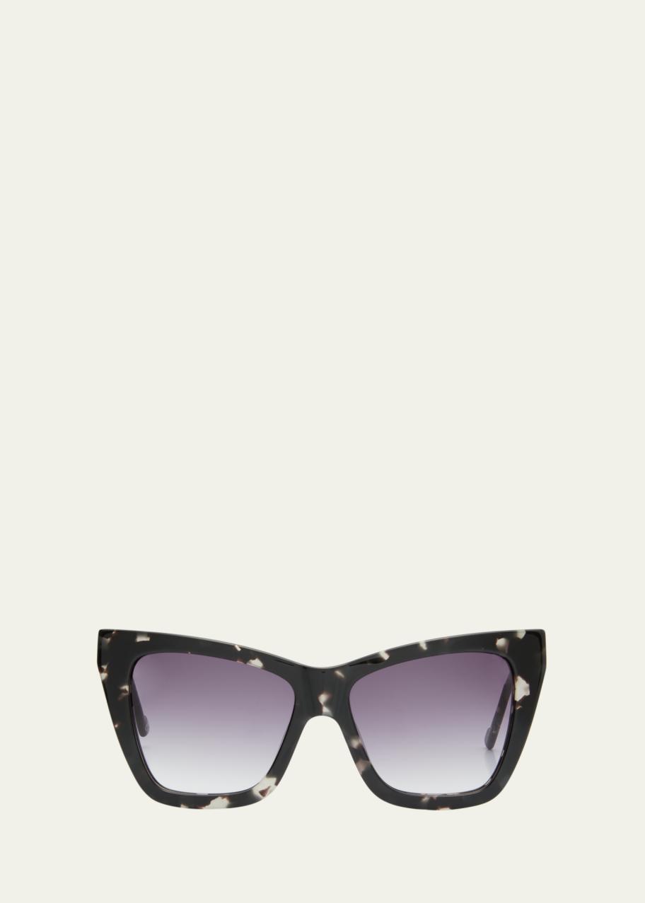 Le Specs Bio-Rapture Plastic Cat-Eye Sunglasses - Bergdorf  display picture 2