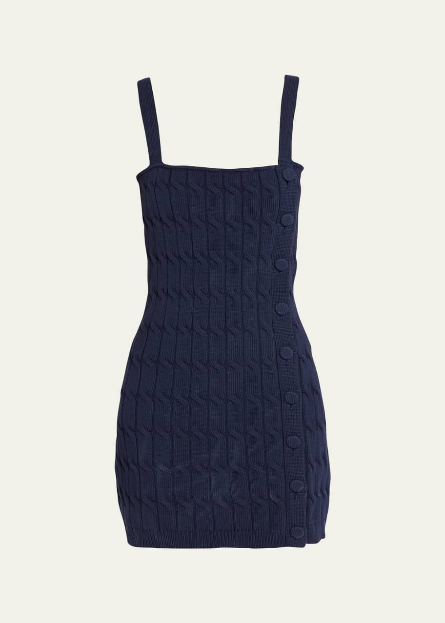 Altuzarra Inupiat Cable-Knit Mini Dress - Bergdorf Goodman
