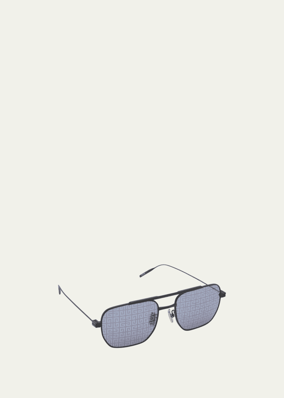 Givenchy Men's 4GLens Metal Aviator Sunglasses Bergdorf Goodman