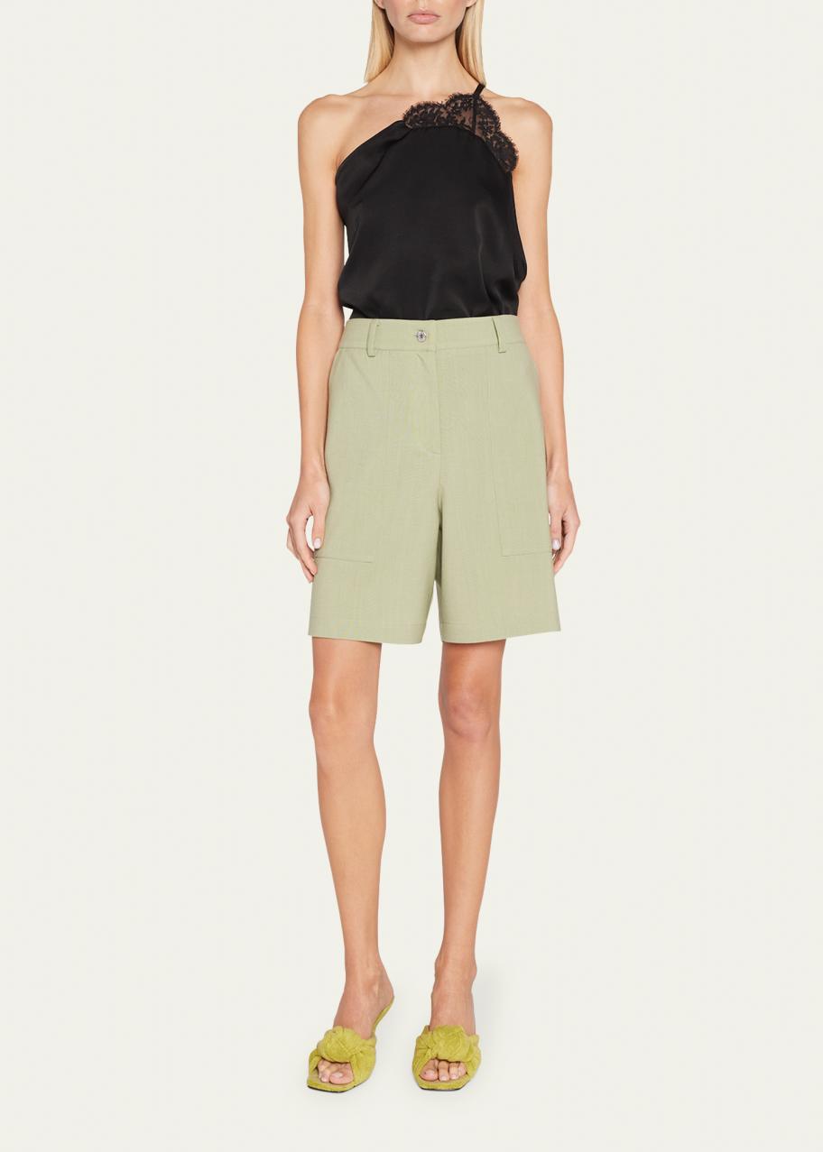 JW Anderson Tailored Bermuda Wool Shorts - Bergdorf Goodman