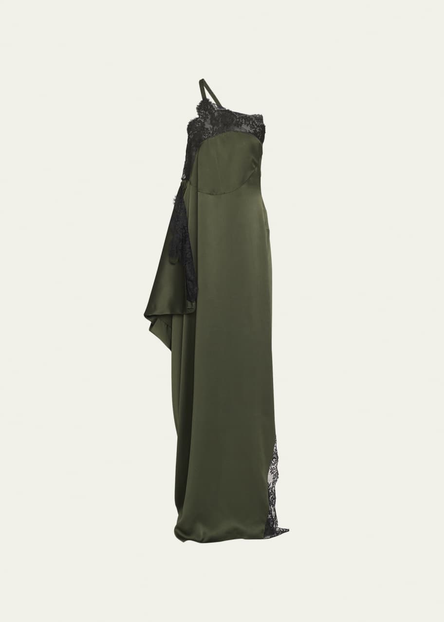 JW Anderson Asymmetric Lace Slip Dress - Bergdorf Goodman