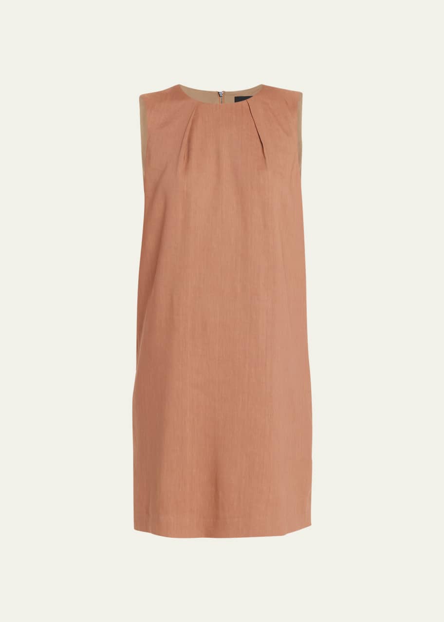 Kobi Halperin Peyton Pleated Sleeveless Shift Dress - Bergdorf Goodman