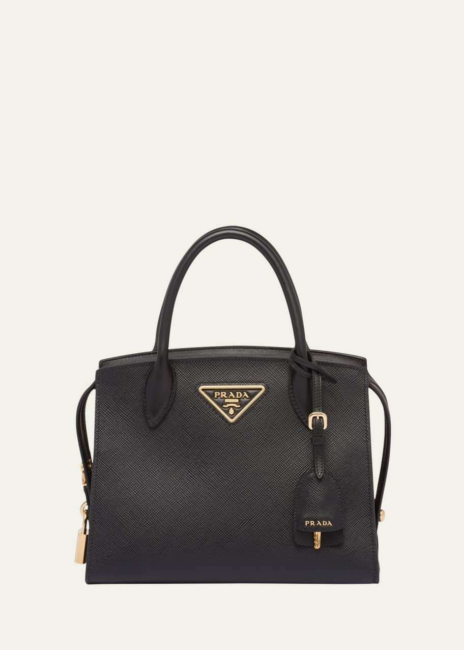 Prada Kristen Calf Leather Top-Handle Bag