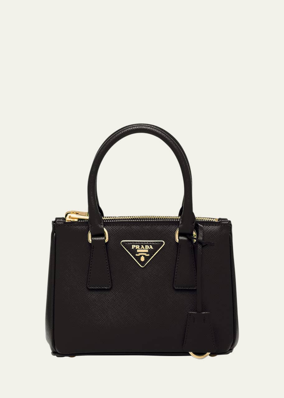 Prada Galleria Mini Leather Top-Handle Bag - Bergdorf Goodman