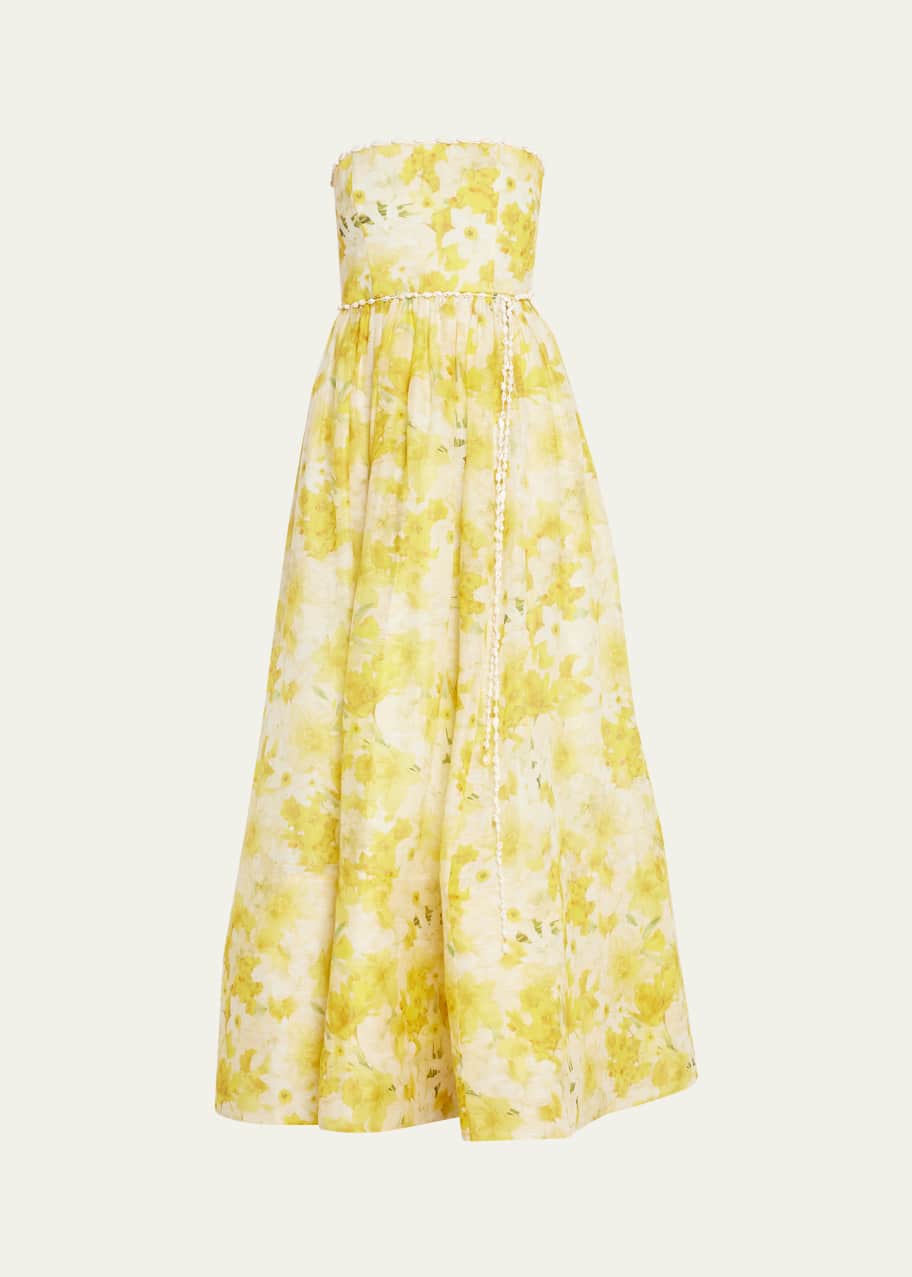 Image 1 of 1: Wonderland Floral Shell Gown