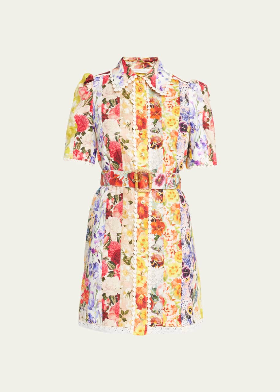 ZIMMERMANN - Floral Print Shirt Dress