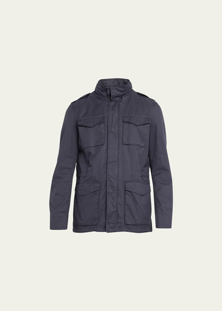 Herno Men's Washed Cotton Field Jacket - Bergdorf Goodman