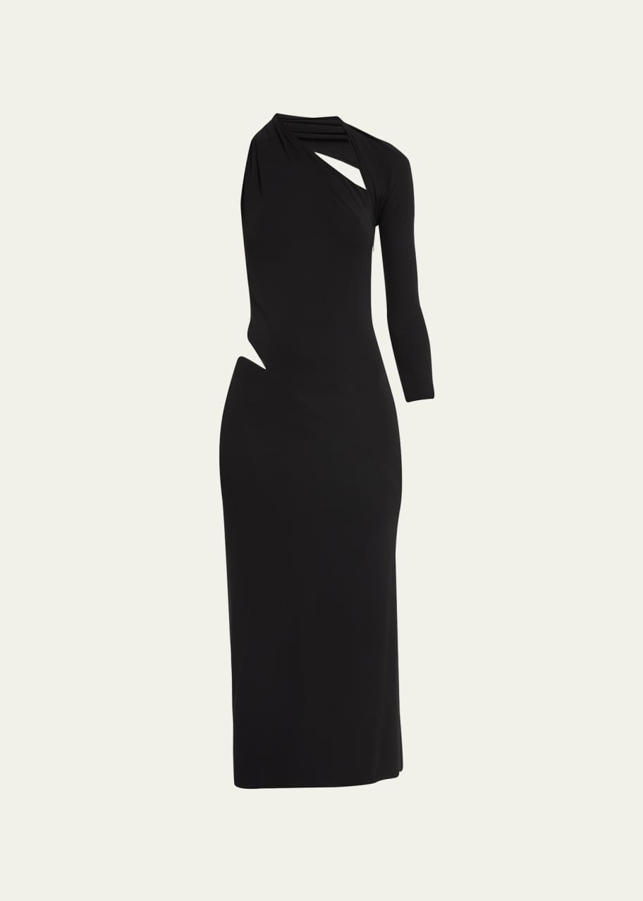 Versace one shoulder hot sale dress