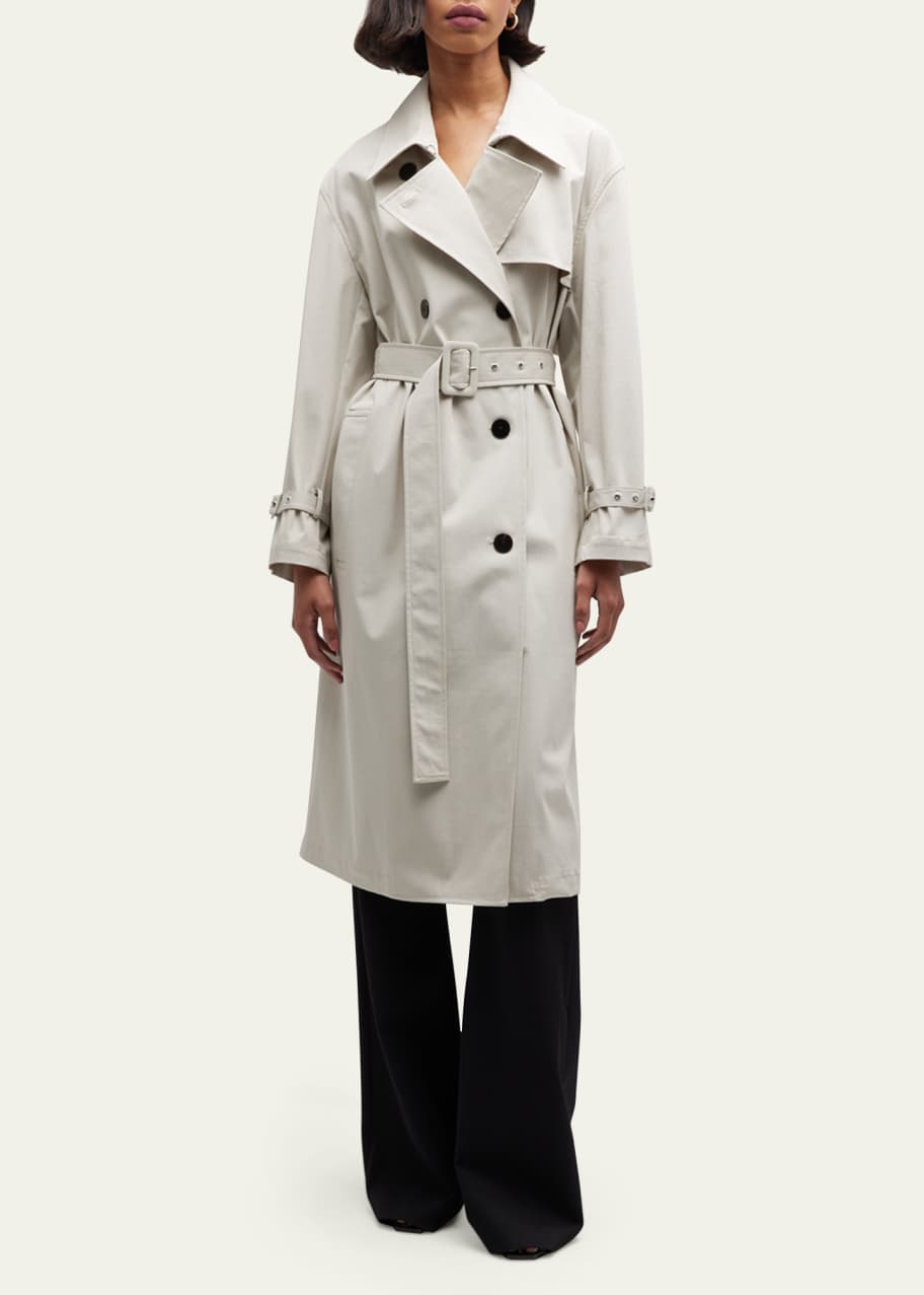 Theory Double Breasted Trench A トレンチコート Theory Double-Breasted Trench Coat - Bergdorf Goodman