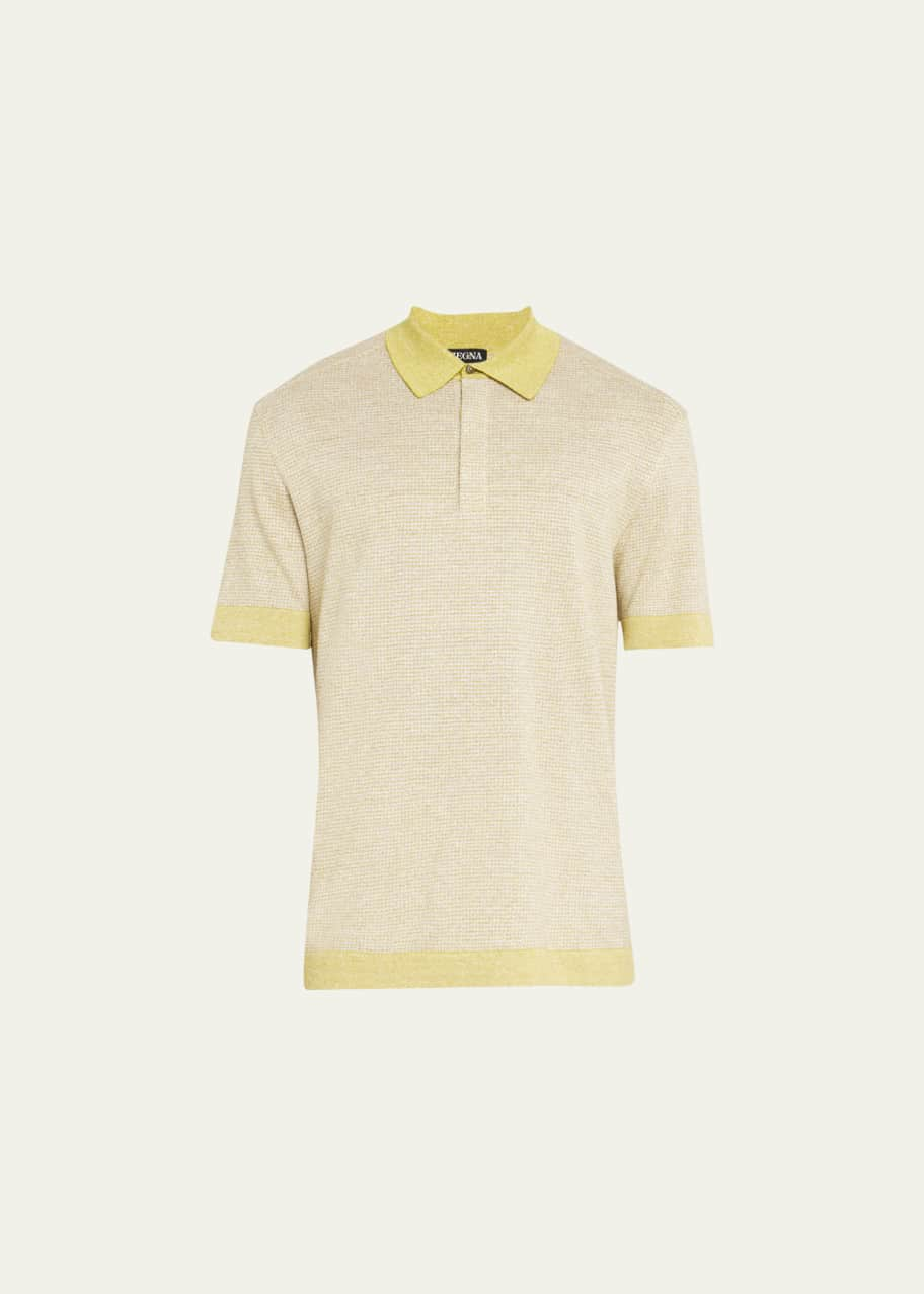 Men's Jacquard Polo Shirt