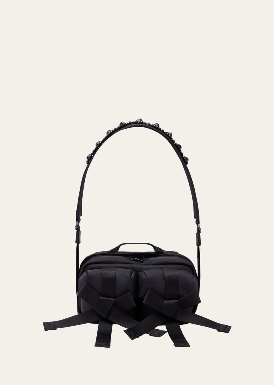 Image 1 of 1: Bow Zip Bum Crossbody Bag