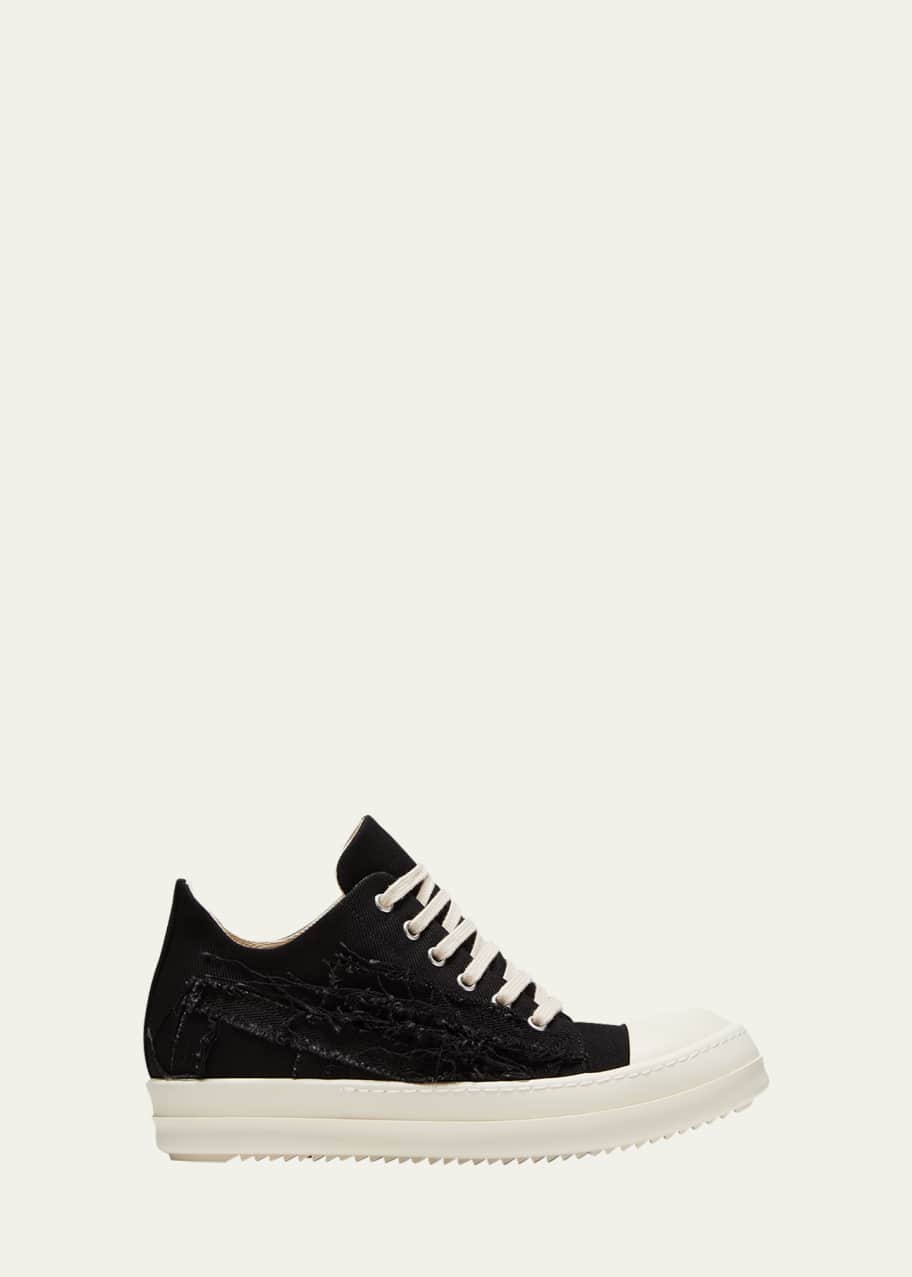 DRKSHDW RICK OWENS Scarpe Slashed Denim Low-Top Sneakers