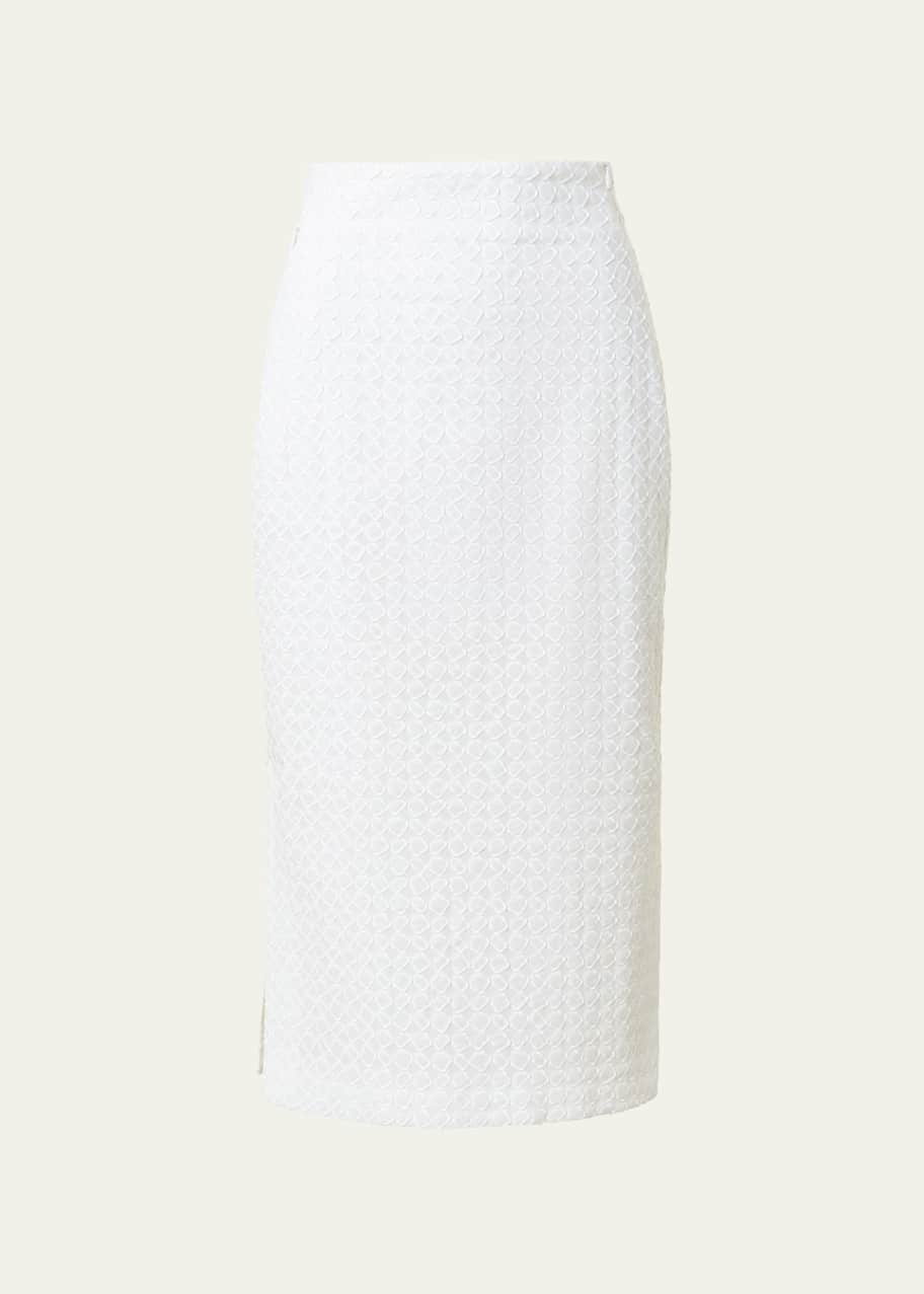 Midi pencil skirt 3d top