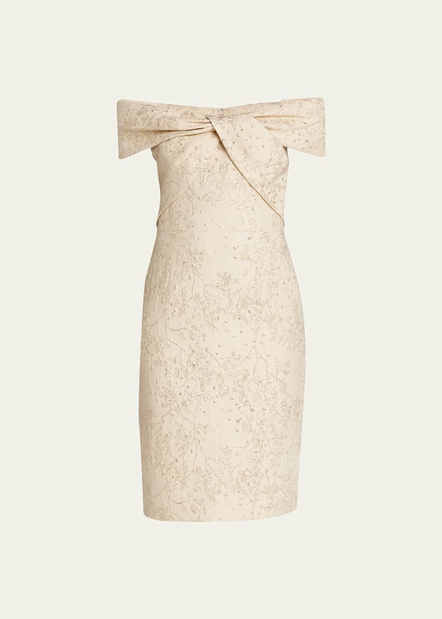 elliatt floral lace midi dress Helena Strapless Midi Dress In White