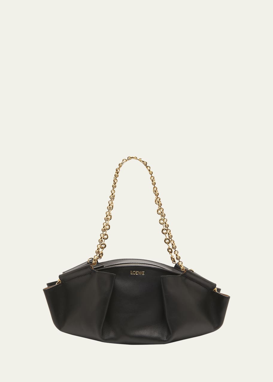 Loewe Paseo Small Leather Chain Shoulder Bag - Bergdorf Goodman