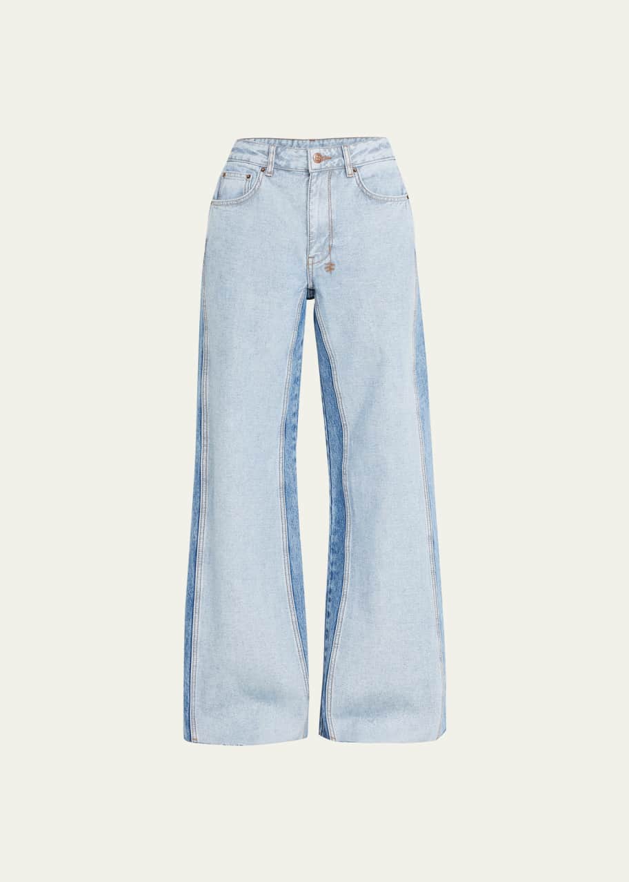 Image 1 of 1: Swinger Wide-Leg Jeans