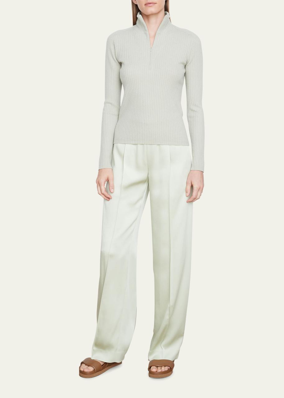 Half Zip Mock Neck