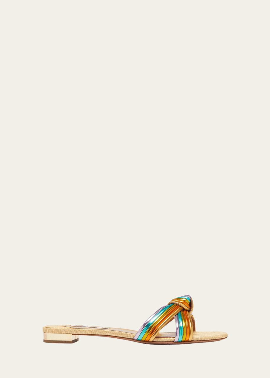 Aquazzura best sale rainbow sandals