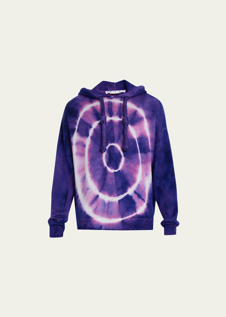 Off white tie dye hoodie mens outlet