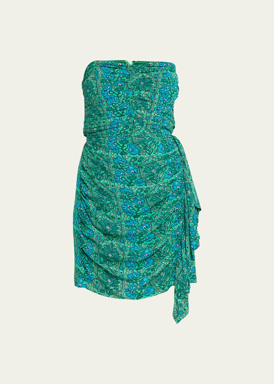 Rhode Ebba Strapless Draped Mini Dress - Bergdorf Goodman