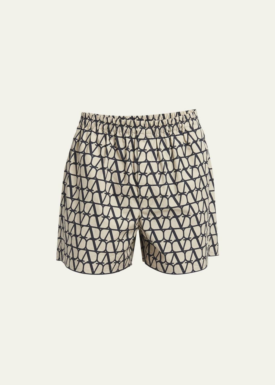 Valentino Garavani Men's Iconographe Sweat Shorts - Bergdorf Goodman