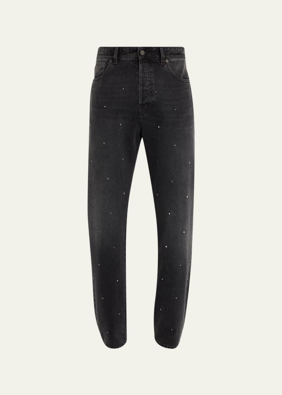 Valentino rockstud jeans hot sale